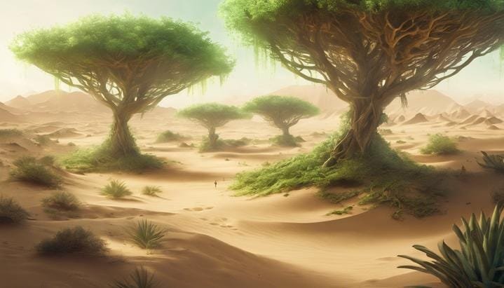 ¿Qué pasaría si los desiertos se convirtieran en bosques?