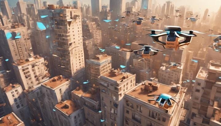 ¿Qué pasaría si los drones entregaran todo lo que compramos?