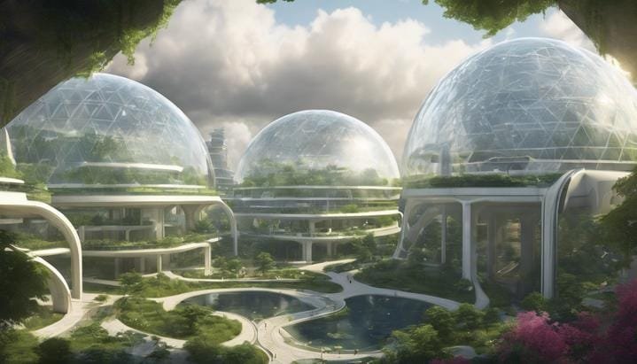 ¿Qué pasaría si las ciudades estuvieran cubiertas por cúpulas?