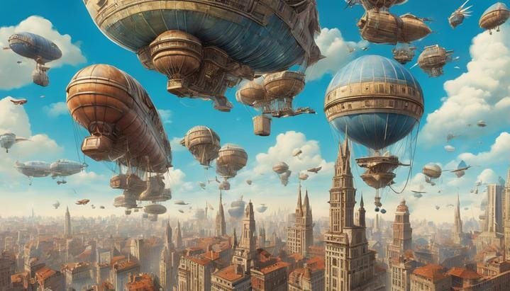 ¿Qué pasaría si las ciudades flotaran en el cielo?