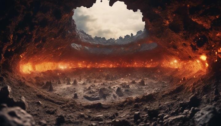 ¿Qué pasaría si cortaran la Tierra por la mitad?
