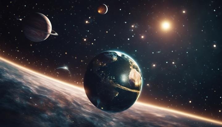 ¿Qué pasaría si el planeta Tierra flotara en el espacio sin órbita?