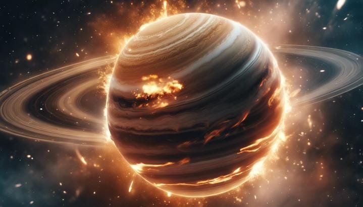 ¿Qué pasaría si Júpiter y Saturno chocaran?
