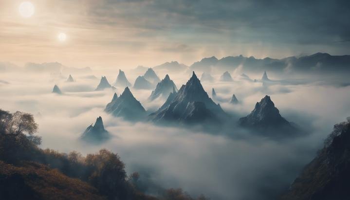 ¿Qué pasaría si las montañas flotaran en el aire?