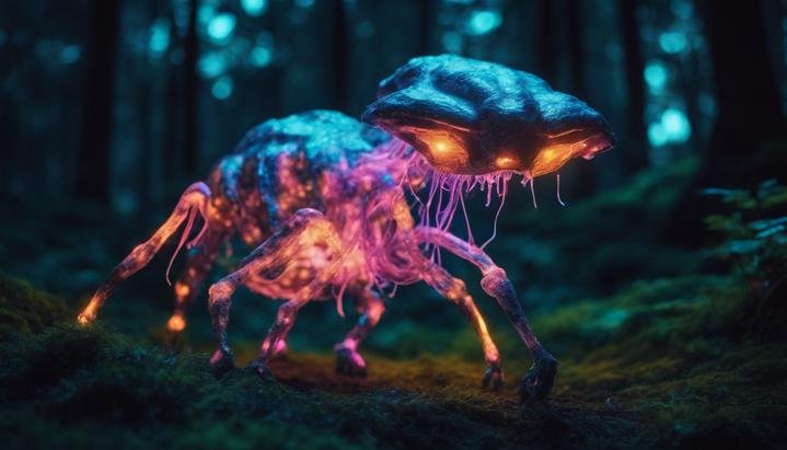 ¿Qué pasaría si los animales fueran bioluminiscentes?