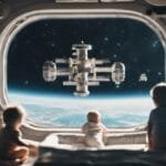 ¿Qué pasaría si nacieras en una estación espacial?