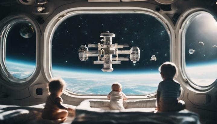 ¿Qué pasaría si nacieras en una estación espacial?