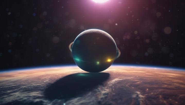 ¿Qué pasaría si el sol tuviera anillos como Saturno?