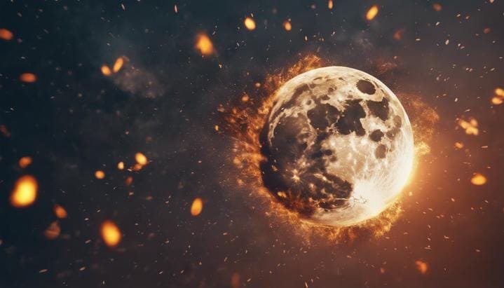 ¿Qué pasaría si la Luna explotara?
